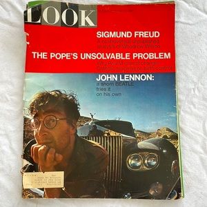 Look Magazine John Lennon on cover